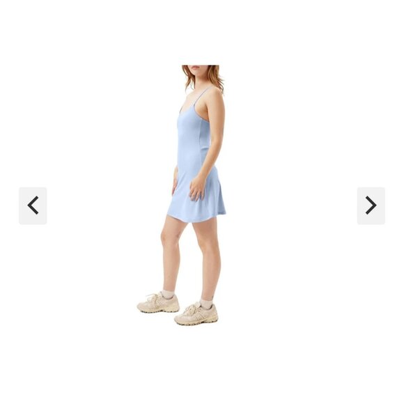 Girlfriend Collective activewear dress large lightblue adjustable sporty workout - Picture 11 of 11